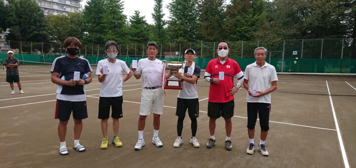 2021年市民総合体育大会　壮年ダブルス入賞者