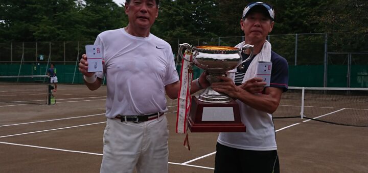 2021年市民総合体育大会　壮年ダブルス優勝