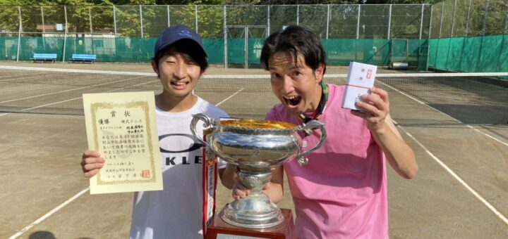 2021年市民総合体育大会　男子ダブルス優勝