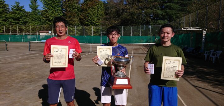 2021年市民総合体育大会　男子シングルス入賞者