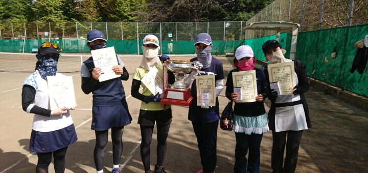 2021年市民総合体育大会　女子ダブルス入賞者