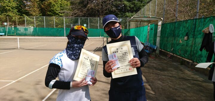 2021年市民総合体育大会　女子ダブルス準優勝